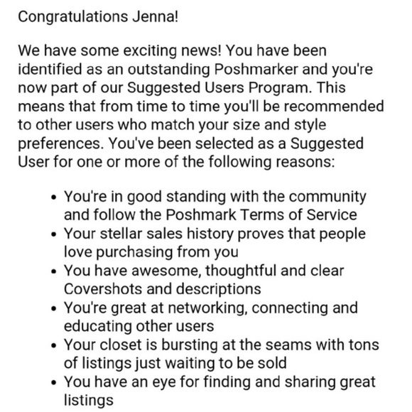 ❤️🎉About Me & My Posh Closet😍❤️ - Picture 3 of 5